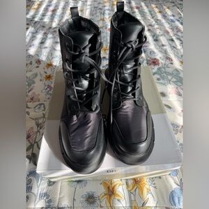 BP. Noa Quilted Lug Sole Lace-Up Boot